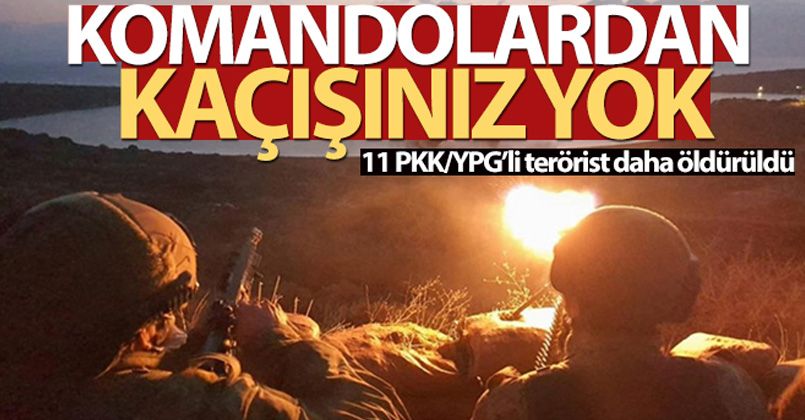 MSB: 11 PKK/YPG'li terörist etkisiz hale getirildi