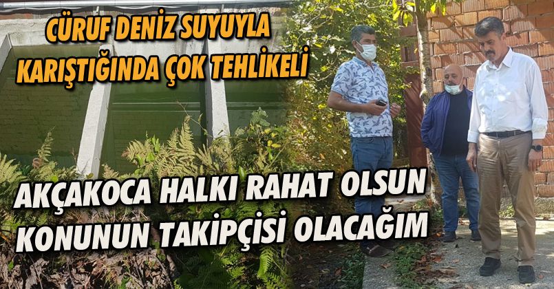 Ümit Yılmaz Akçakoca'daki Zehirli Atık Olayına El Koydu