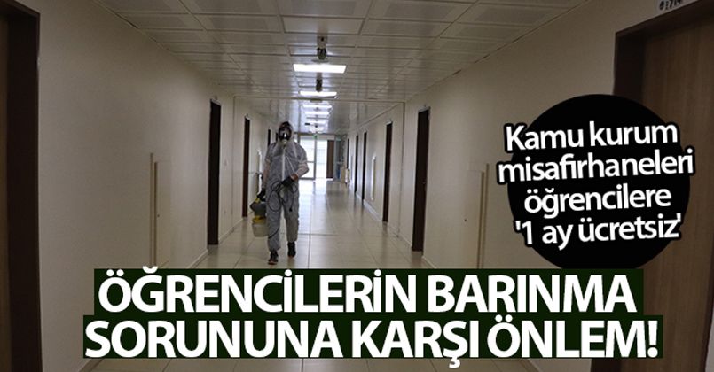 Kamu kurum misafirhaneleri öğrencilere '1 ay ücretsiz