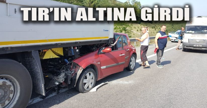Gümüşova Rampalarında Kaza 4 Yaralı