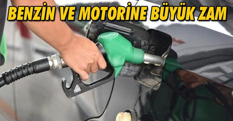 Benzin Ve Motorine Büyük Zam