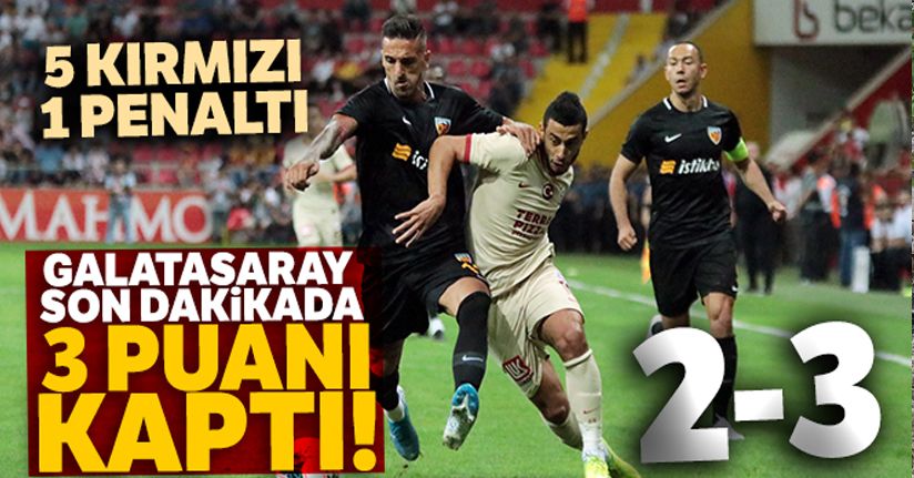 Galatasaray son dakikada puanı kaptı!