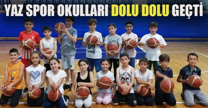 9 bin 156 çocuk yazı dolu dolu geçirdi