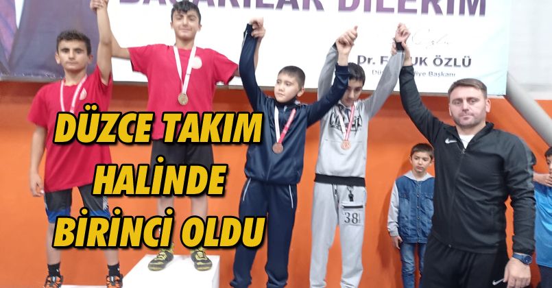 Düzce Takım Halinde Birinci Oldu