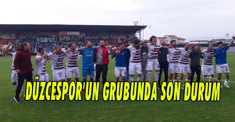 Düzcespor'un Grubunda Son Durum