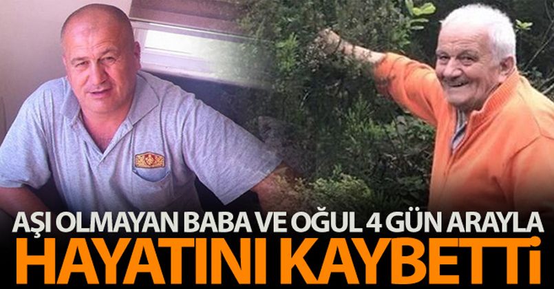 Ereğli'li Baba Oğul 4 Gün Arayla Korona Virüsten Hayatını Kaybetti  