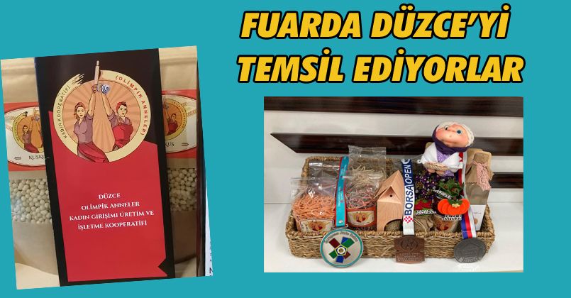 Olimpik Anneler Fuarda Düzce'yi Temsil Ediyorlar