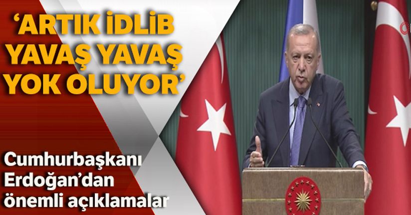 Cumhurbaşkanı Erdoğan'dan güvenli bölge açıklaması