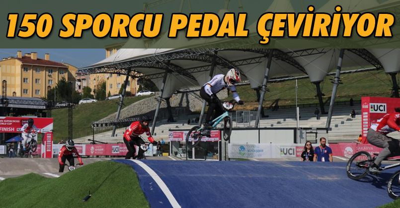 150 sporcu şampiyon olmak için pedal çevirmeye başladı