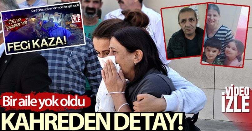 Burdur'daki feci kazada bir aile yok oldu