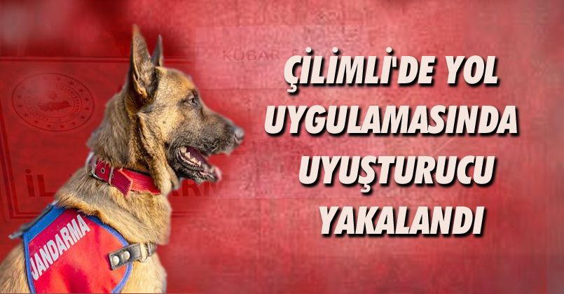 Çilimli'de Yol Uygulamasında Uyuşturucu Yakalandı