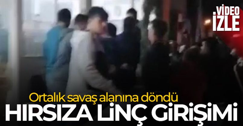 Bursa'da hırsıza linç girişimi!