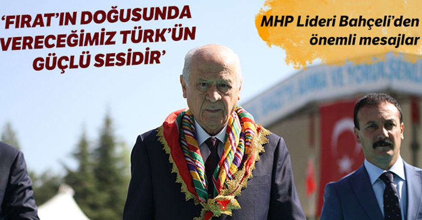 MHP Lideri Bahçeli, Söğüt'te önemli mesajlar verdi