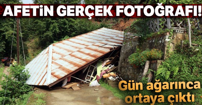 Rize'nin Hemşin ilçesinde yaşanan afetin boyutları gün ağarınca ortaya çıktı