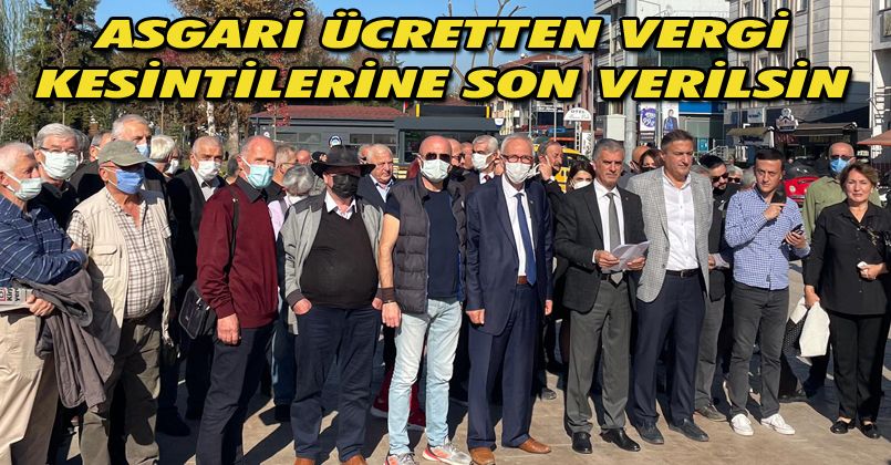 CHP Asgari Ücretten Vergi Kesintilerine Son Verilsin
