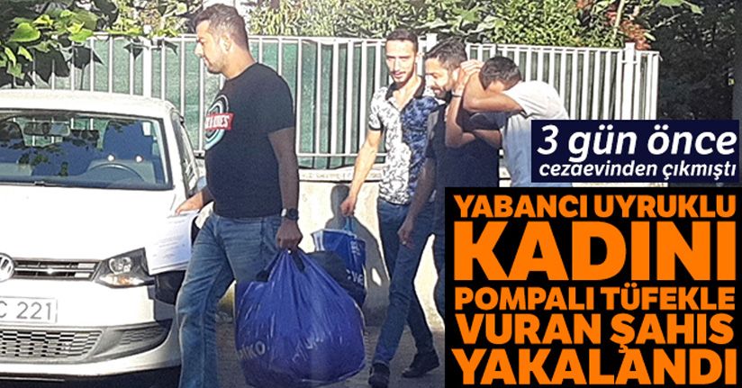 Yabancı uyruklu kadını vuran zanlı tutuklandı