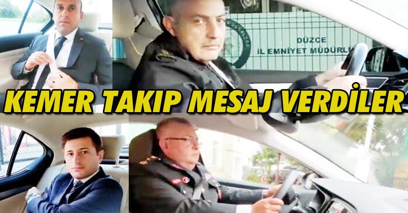 Kemer Takıp Mesaj Verdiler