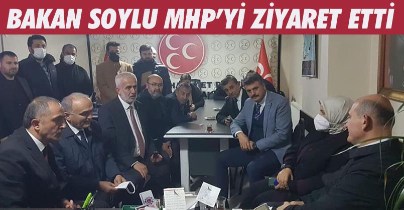 Bakan Soylu MHP'yi Ziyaret Etti