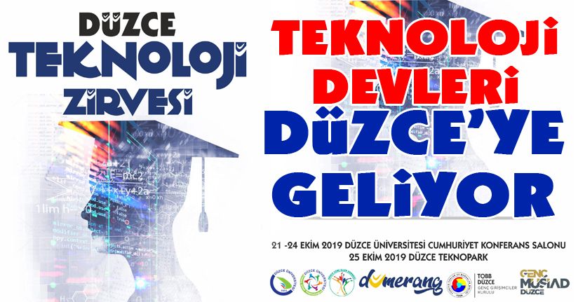 Düzce Teknoloji Zirvesi Düzenlenecek