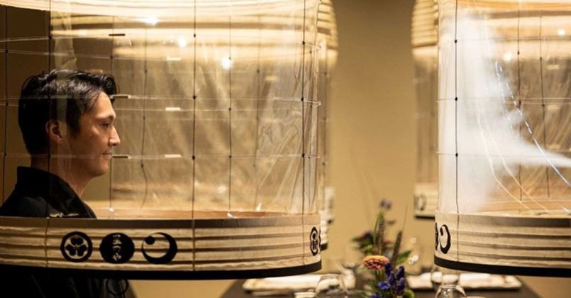 Lüks Japon restoranından ilginç korona virüs tedbiri