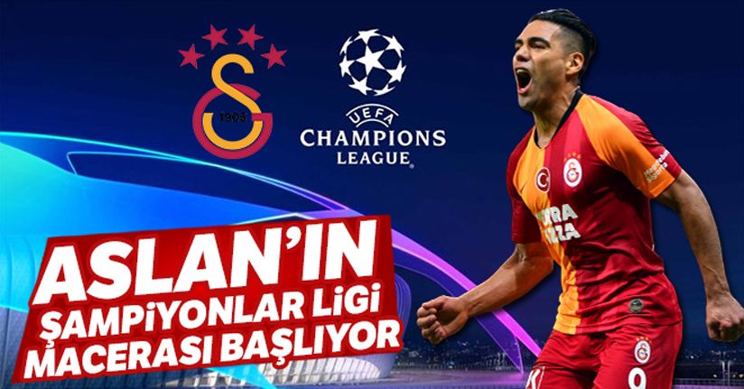Galatasaray'ın Şampiyonlar Ligi macerası başlıyor
