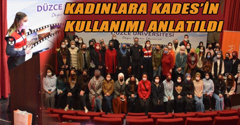 Kadınlara KADES’in kullanımı anlatıldı