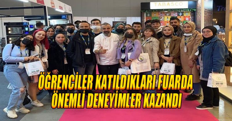 Öğrenciler Katıldıkları Fuarda Önemli Deneyimler Kazandı