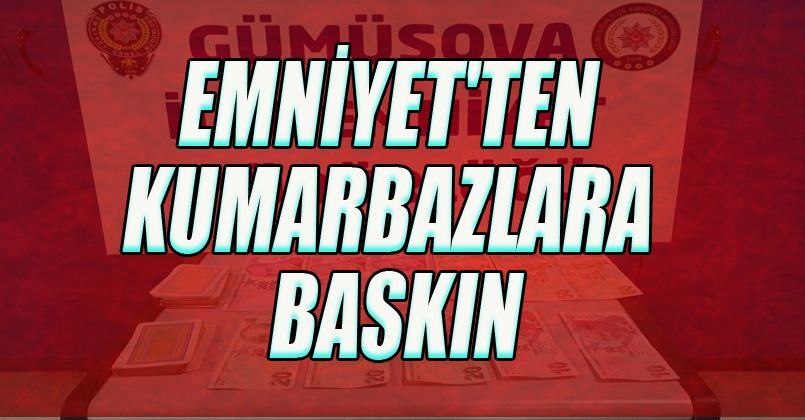 Emniyet'ten Kumarbazlara Baskın