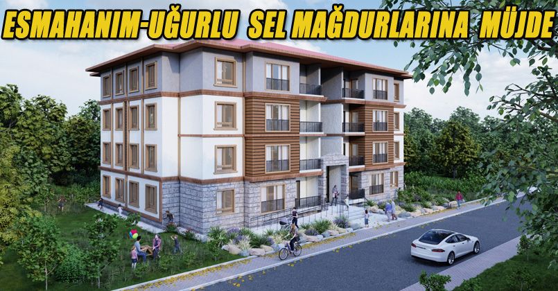 AFAD projeyi tamamladı sel mağduru hak sahipleri için 63 konut yapılacak