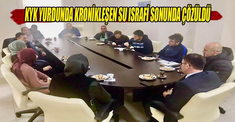 Kyk Yurdunda Kronikleşen Su Israfi Sonunda Çözüldü