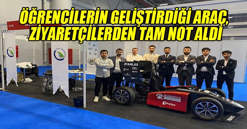 Öğrencilerin geliştirdiği araç, ziyaretçilerden tam not aldı