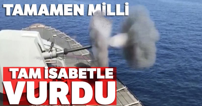 Tamamen milli: İlk fiili atışında hedefi tam isabetle vurdu