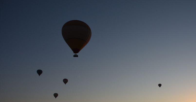Kapadokya'da 11 ayda 360 bin kişi balonla uçtu