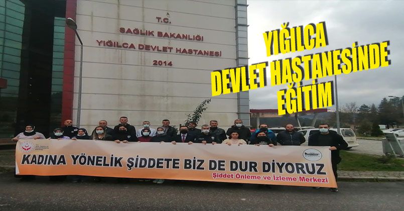 Yığılca Devlet Hastanesinde eğitim