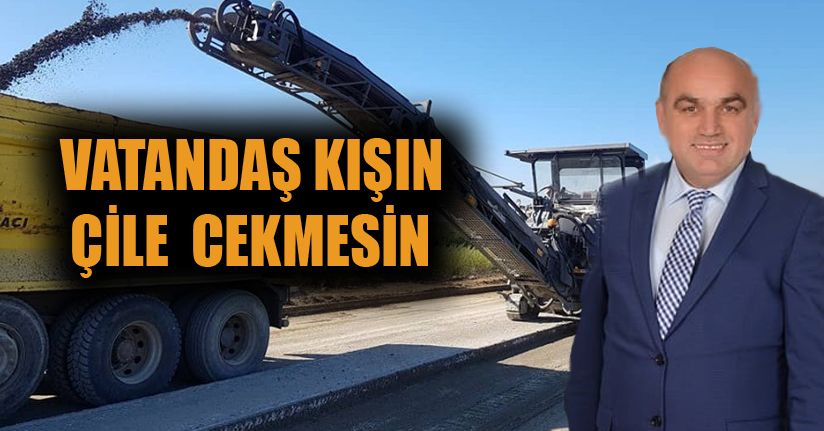 Asfalt çalışması öncesinde yollar kazınıyor