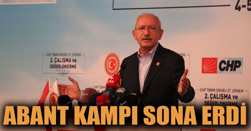 CHP’nin Abant kampı sona erdi