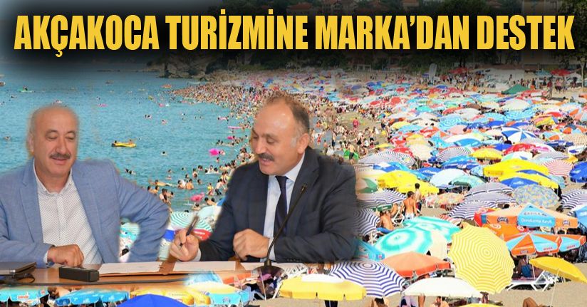 Marka'dan Akçakoca'ya Destek