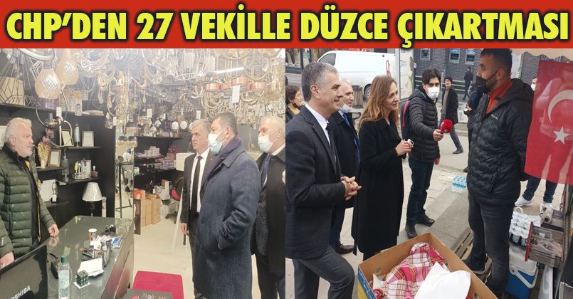 CHP'den Düzce Çıkartması