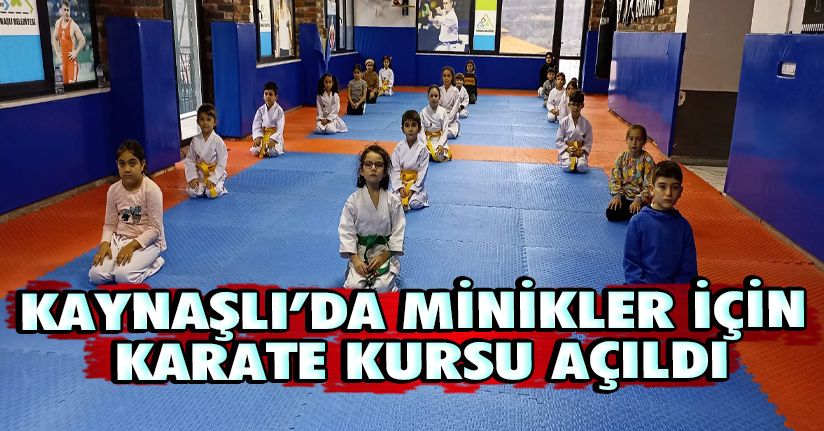 Kaynaşlı’da Minik Sporcular İçin Karate Kursu Açıldı