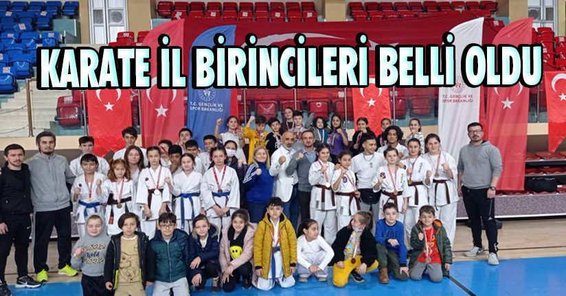 Karate İl Birincileri Belli Oldu