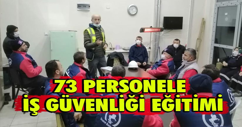 Park Ve Bahçeler Müdürlüğü Personeline Eğitim