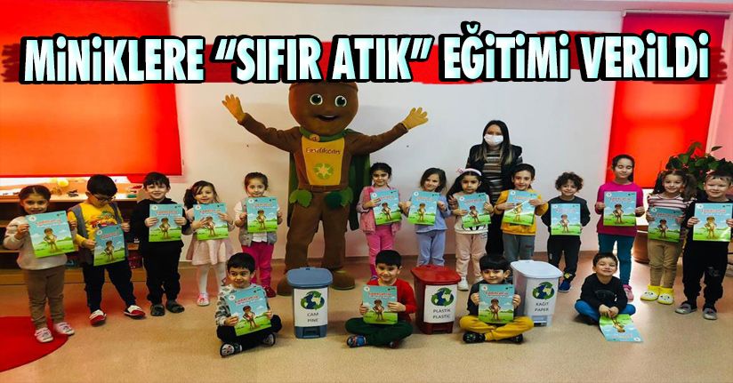 Miniklere ‘Sıfır Atık’ Eğitimi Verildi