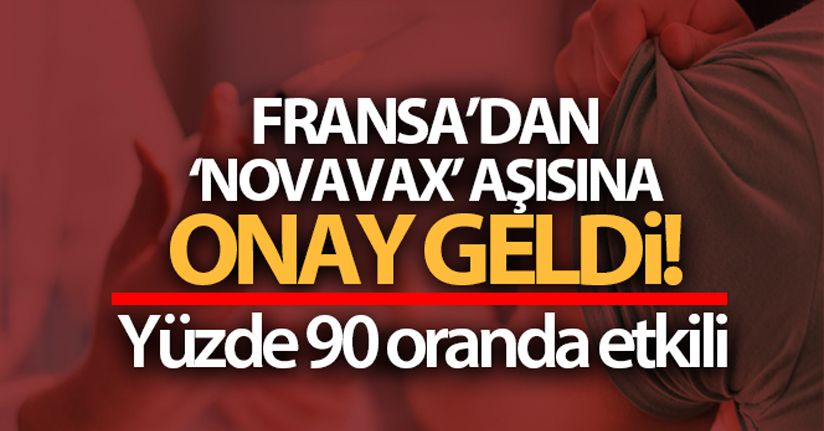 Fransa'dan Novavax aşısına onay