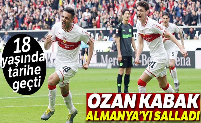 Ozan Kabak ilk gollerini attı, Stuttgart 8 maç sonra galip