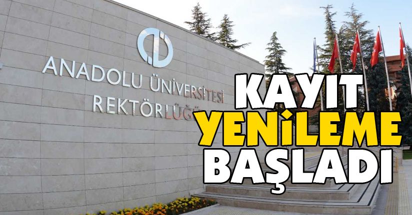 Açıköğretim kayıt yenileme işlemleri başladı Eğitim,Gündem Haberleri Düzce Tv