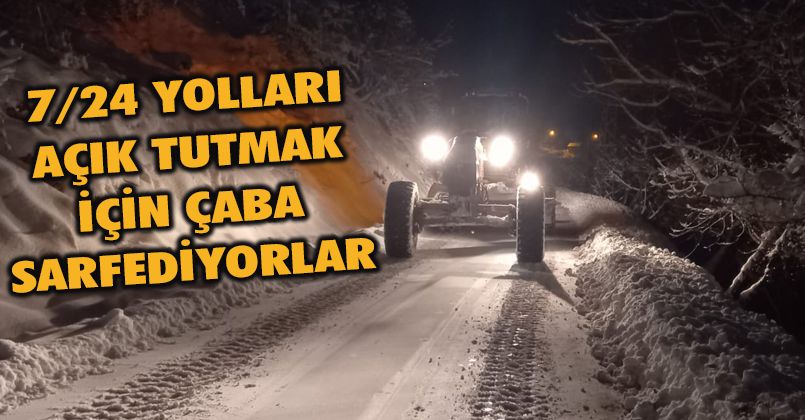 Kar yağışı ulaşımı etkiledi