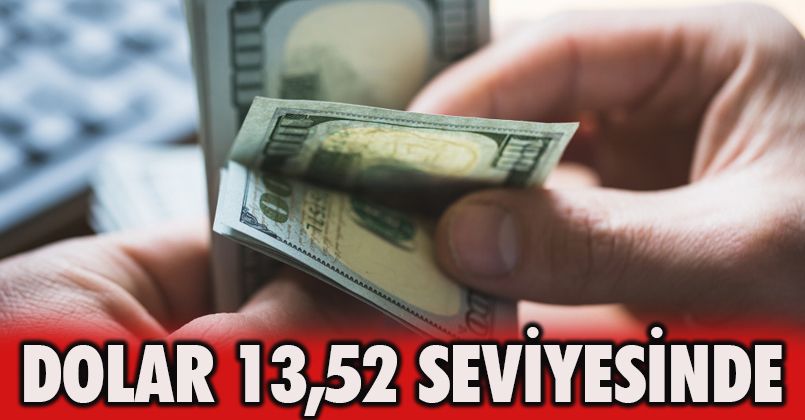 Dolar 13,52 seviyesinde