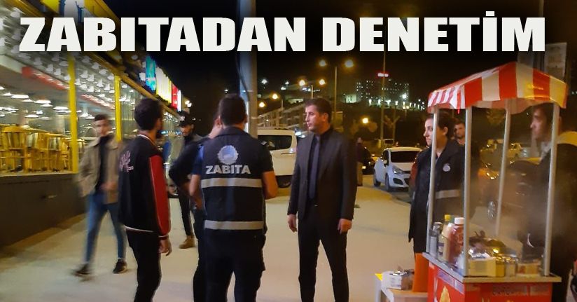 Zabıta ekipleri cafelerde denetim yaptı