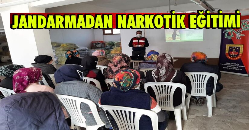 Jandarmadan Narkotik Eğitimi