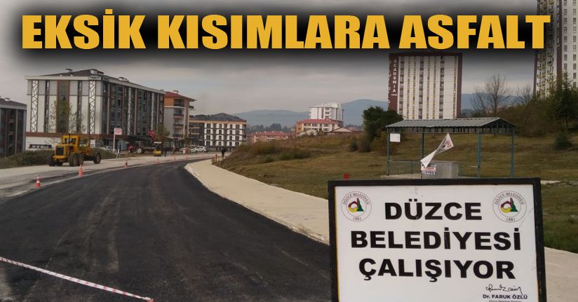 Üniversite yolunda eksikler giderildi